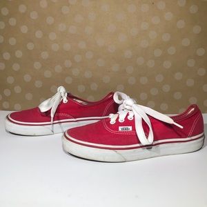VANS Authentic Red Classic Lace Up